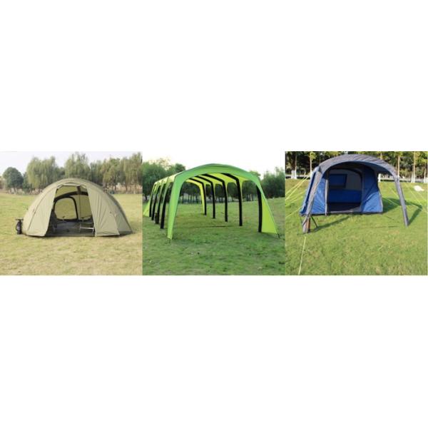 235*235*200MM Наружное рыболовное убежище ПУ покрытое 200D полиэстером Оксфордской стекловолокнистой двуцветной кемпинговой палаткой