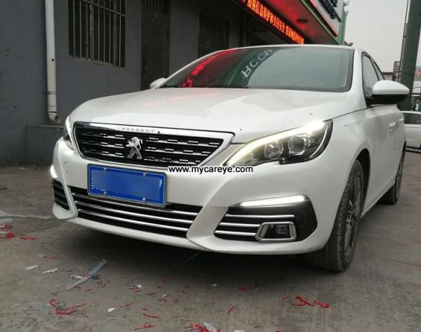 Peugeot 308 DRL LED Daytime driving turn signal Lights lamps aftermarket