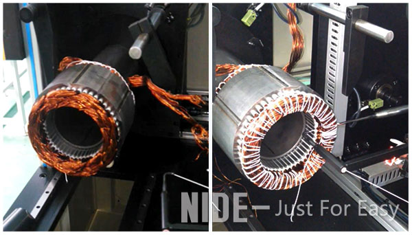 Horizontal Single Side Stator Lacing Machine For Industrial Big Electric Motor Coil Lacer