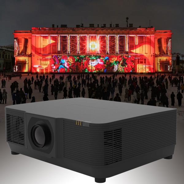 High Brightness 3LCD Laser Projector 12000 Lumen 3D Mapping Motorized Zoom Focus 30000 Hours