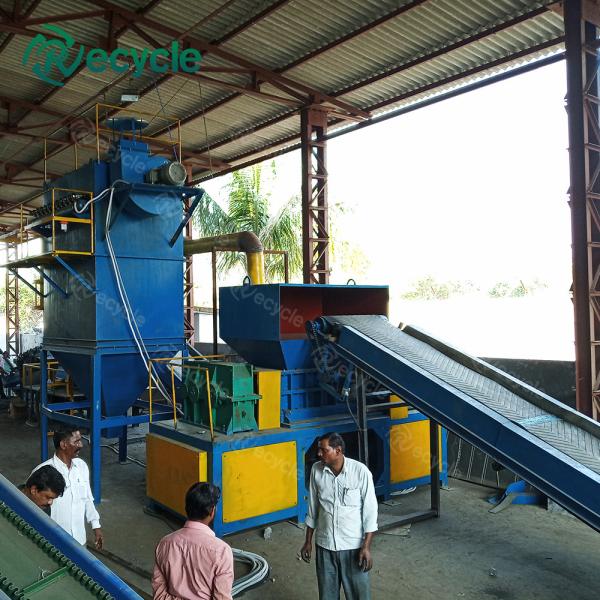 180KW-280KW Air Conditioner Radiator Recycling Machine Scrap Radiator Separating Machine