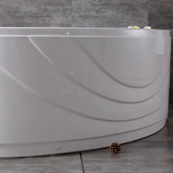Acrylic Corner Bathtub with Skirt Legs Disassembled Panel Tub Perfect ' Requirements