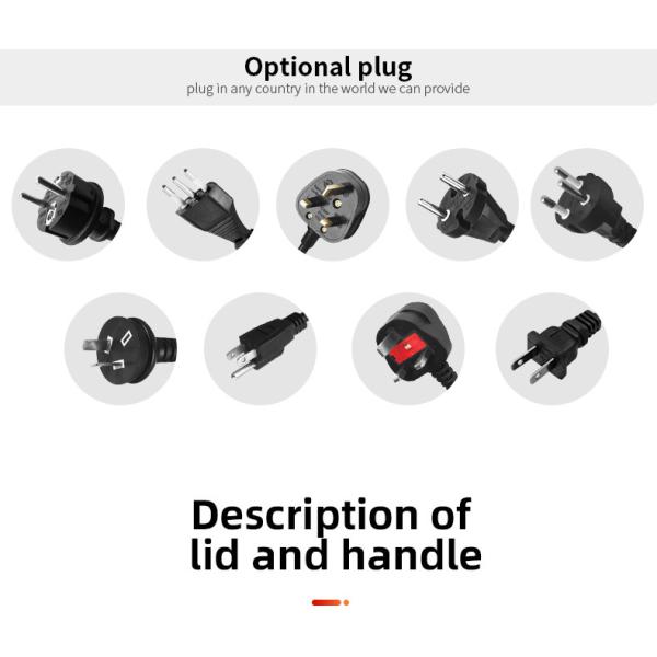 Smokeless Electric Grills Griddles Skillets 1500W 3-10 People