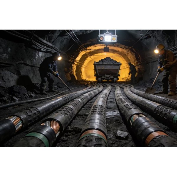 0.6/1KV Heavy Rubber Sheathed Mining Power Cable Underground Mining Electrical Cable