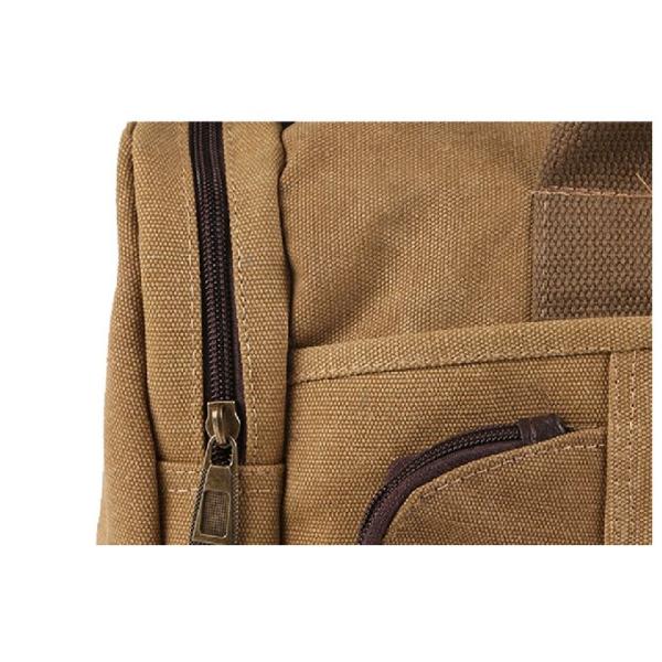 Ретро классический вещевой мешок перемещения выходных холста хлопка