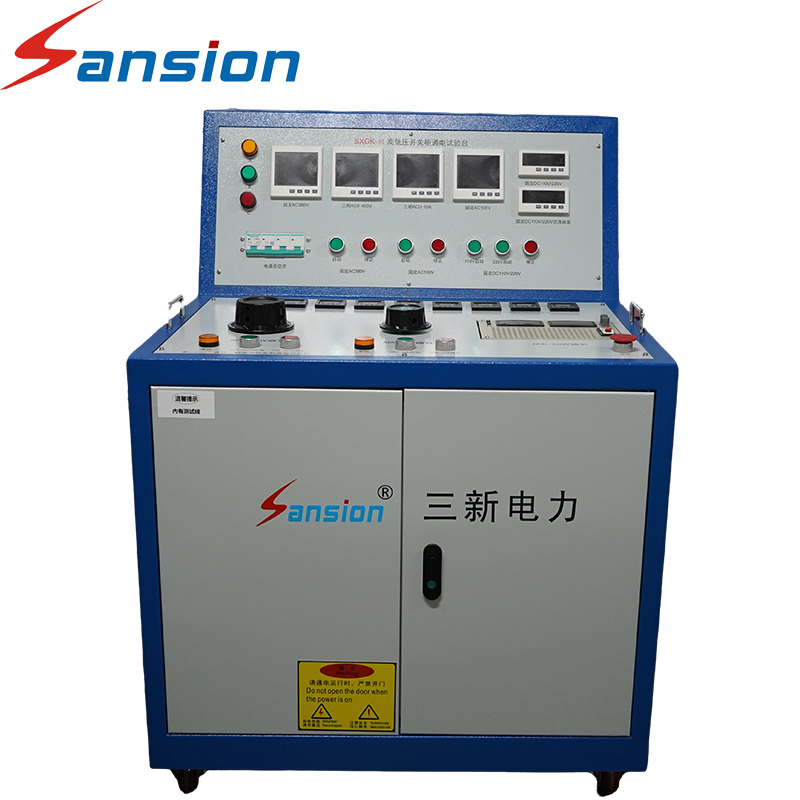 Switchgear Power Test Bench High Low Voltage Cabinet Energizing Test Platform