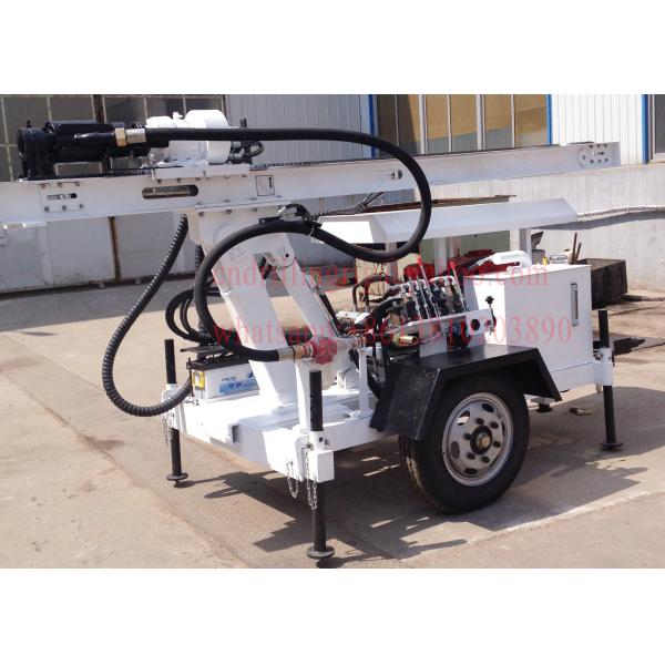 110m Borehole Rock Drilling Rig Equipment For Water Well