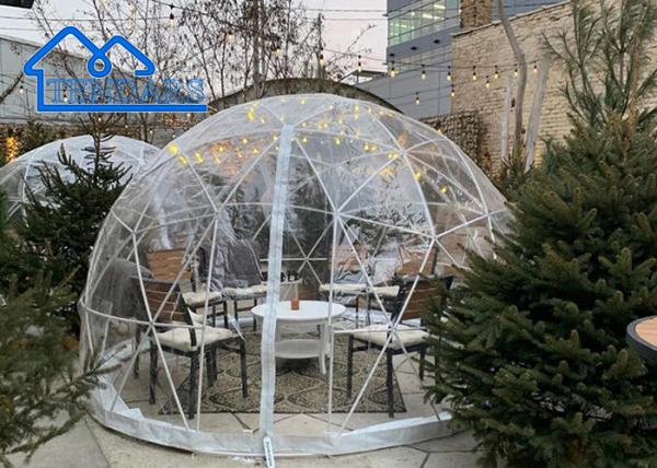 Transparente luxo grandes tendas ao ar livre para venda, Geodésico tenda de cúpula para evento de exposição de marca comercial