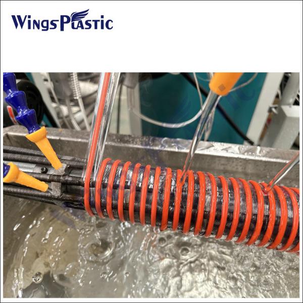 PVC水吸管生産ライン PVCスピラルパイプエクストルーションライン 工場価格