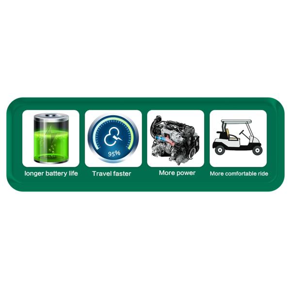 48V LiFePO4 Battery Electric Golf Cart Vehicle Luxury 4 Seater Scooter for Sal