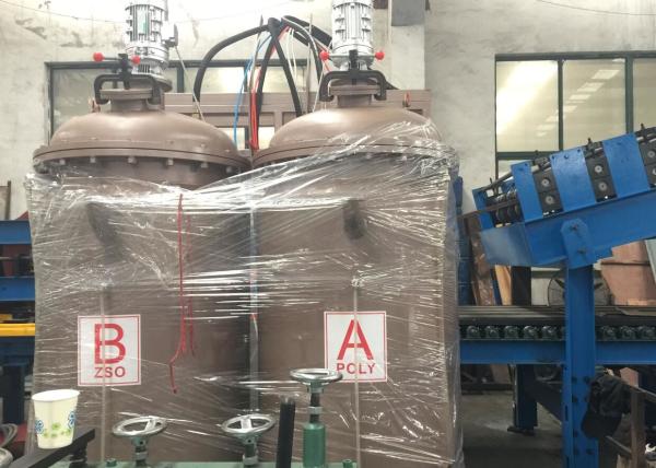 Automatic Continuous Sandwich Panel Line , High Pressure Polyurethane Foam Machine
