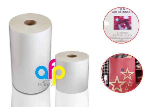 Double Sides Corona Premimum BOPP Matte Lamination Film For Book Covers