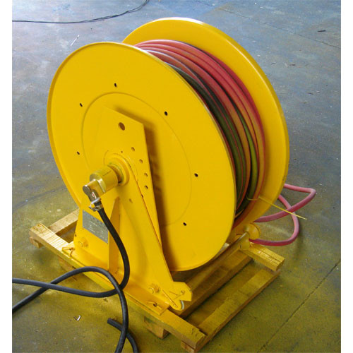 Auto Rewind Pope Retractable Hose Reel Custom For Oxygen Transportation