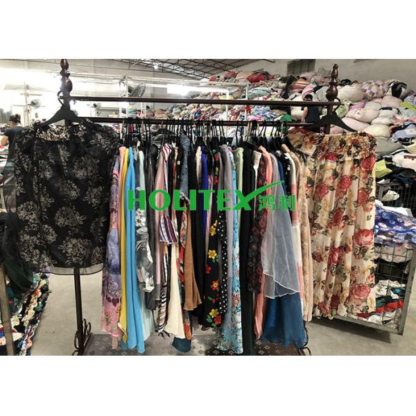 Fashionable Used Womens Clothing Japanese Style Ladies Silk Skirts For Summer