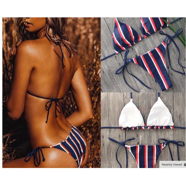 Bikini 2019 Sexy women bandage Bikini push-up brazilian Print swimwear beachwear swimsuit beach swimwear