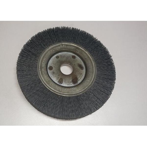 Deburring Abrasive Nylon Wheel Brush / Nylon Abrasive Filament Brushes High Density