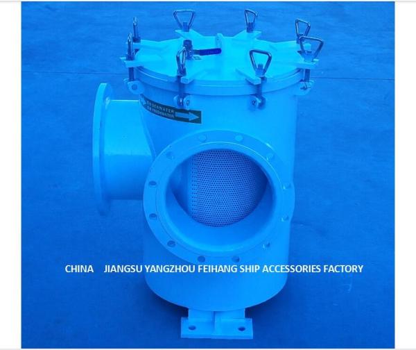 Seawater Filter For Low Level Subsea GateBody Carbon Steel Galvanized Filter Cylinder Stainless Steel BL350 Cb/T497-2012