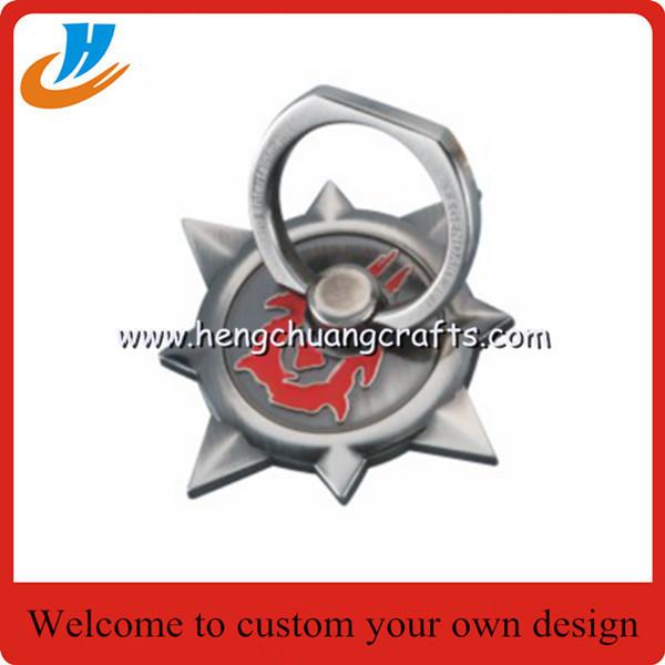 China manufacturer custom metal ring holder/phone ring for mobile phone