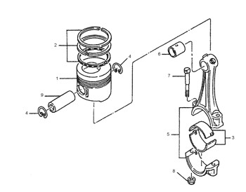 5I7538 Piston Ring Set (Standard) Cylinder Liner 100-6694 Engine 5I-7538 Ring 1006694 Ring