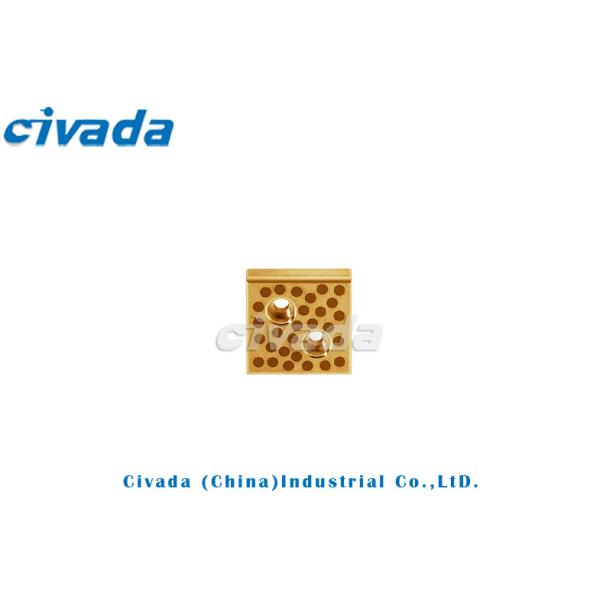 Placa quadrada do desgaste do bronze da forma