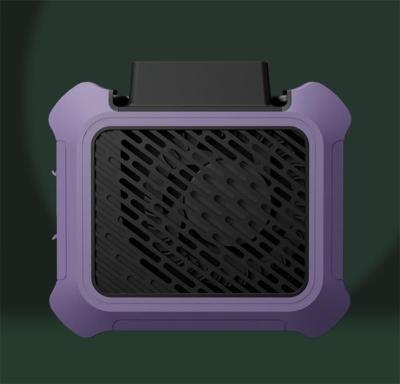fã portátil do grampo da cintura de 5V 2A 108x52x99mm com a bateria 8000mah