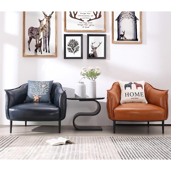 Customized Hotel Canteen Modern Dining Room Chairs Leisure Single Seater Sofa
