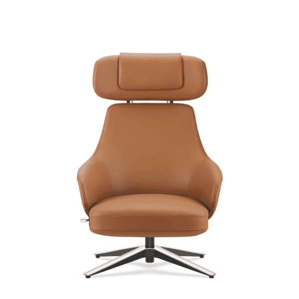 Executive Recliner Chair PU Leather Ergonomic High Back Lounge Seating DOHA