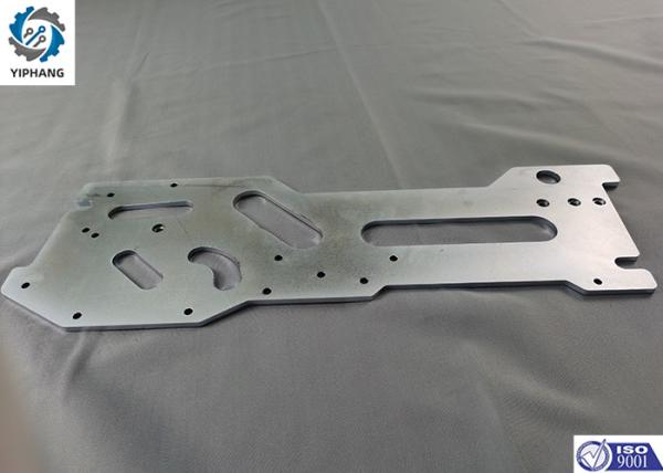 Galvanized Medical Sheet Metal Fabrication 5mm Inspection Equipment Shaft Holder Plate