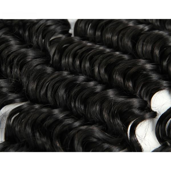 O Weave peruano do cabelo humano do cabelo encaracolado do Virgin do Weave empacota molhado e ondulado