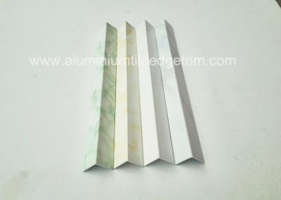 Powder Coating Marbling Aluminum Corner Guards Profile / Wall Corner Edge Protectors