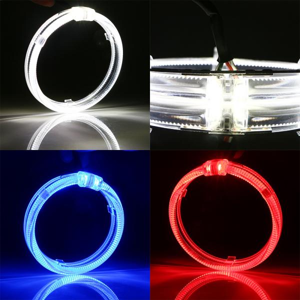 2PCS 80MM 95MM Angel Eye Fog Lights , 2.5 Inch LED Halo Rings