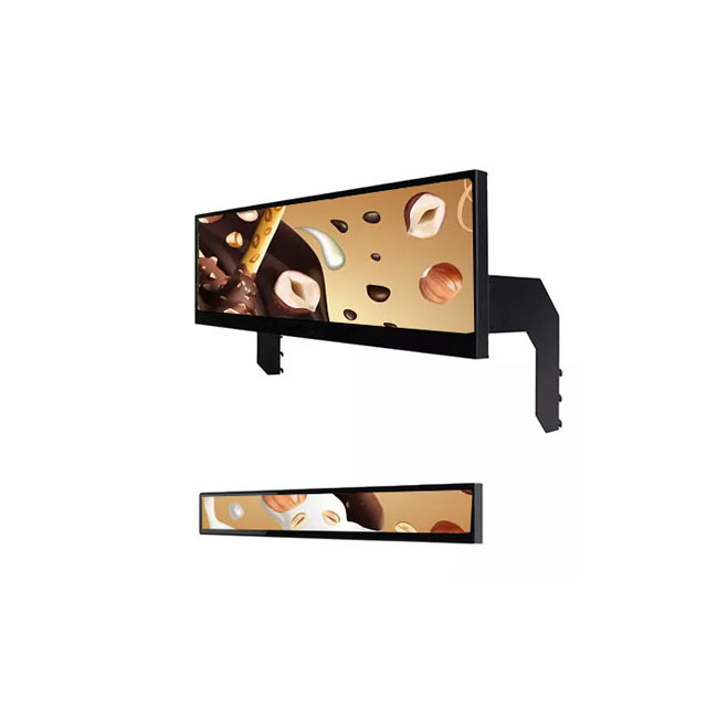 дисплей LCD Адвокатуры края полки супермаркета 120cm протягиванный