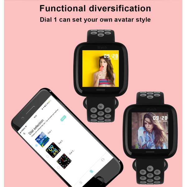 Русский поддержки распознавания речи тарифа сердца IP67 Smartwatch F12 корейский испанский японский французский