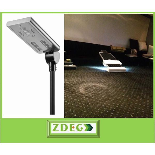 China all in one sensor street light, material AL, all in one intergated solar