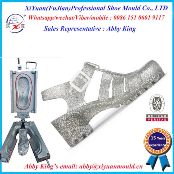 Pvc Transparent sandal man Moulds, Good Quality Pvc colorful shoe Moulds, PVC sandal molds