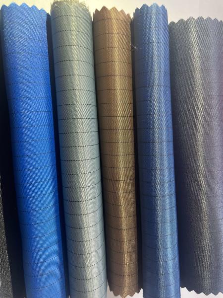 5mm Strip ESD Fabrics Clean Room Antistatic Free Polyester ESD Safety Anti-Static Fabric