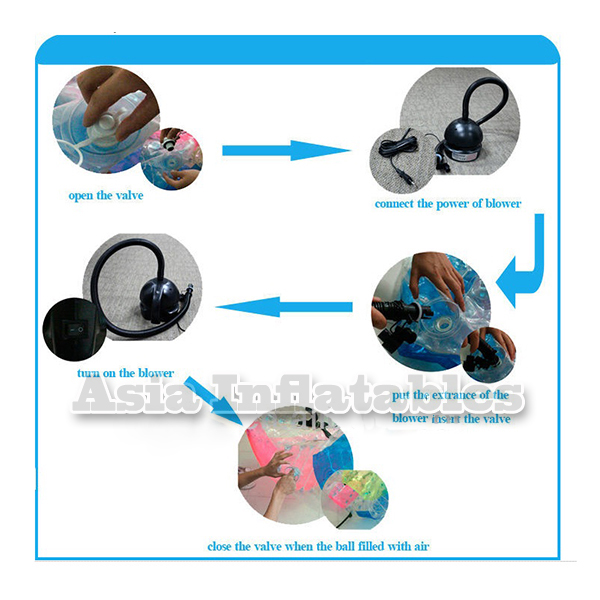 Transparent 1.8m Body Zorbing Bubble Bumper Sumo Balls For Big Man Soccer Games