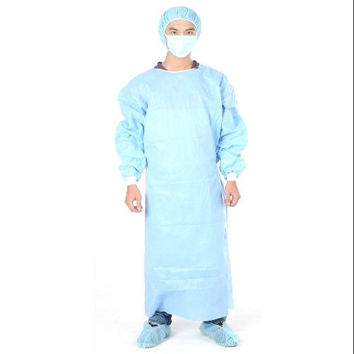 Protective Medical Disposable Surgical Gown Blue Color For Cardinal Health