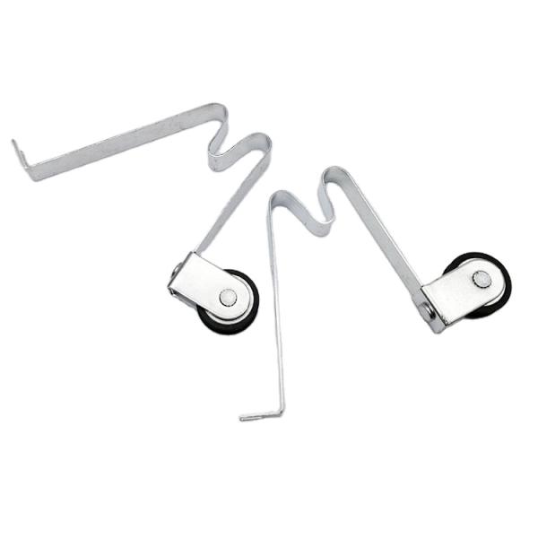 ANSI Graded Steel Sliding Door Wheels Rollers For Wardrobe Cupboard