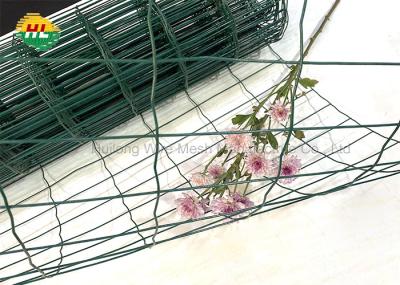 RAL6005 Welded Wire Mesh Rolls Green PVC Coated Holland Wire Fence