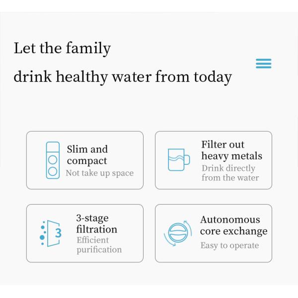 RO Kitchen Home Water Purifier Undersink 60L/h