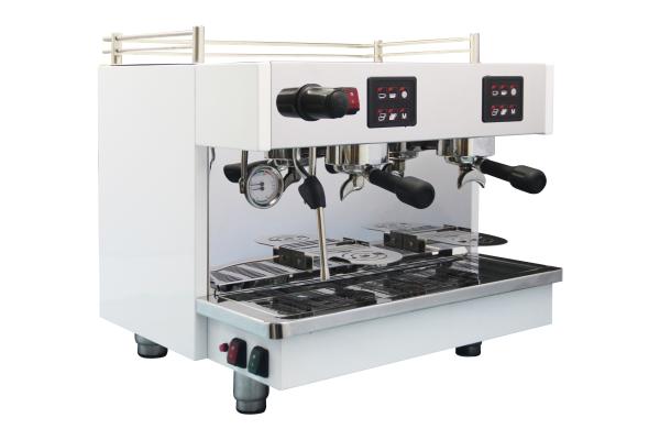 Máquina automática do café do café comercial do restaurante com 2 grupos 9 litros