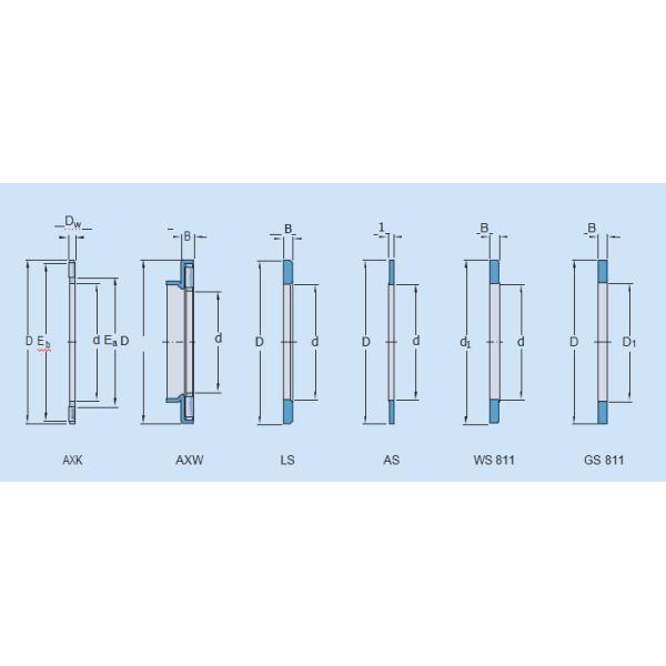 OTOTRI AXK2035 Thrust Needle Roller Bearing with Long Service Life and Chrome Steel Material