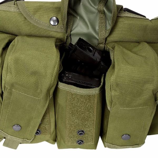 Nylon Polyester AK Tactical Vest Camouflage Interior Compartment