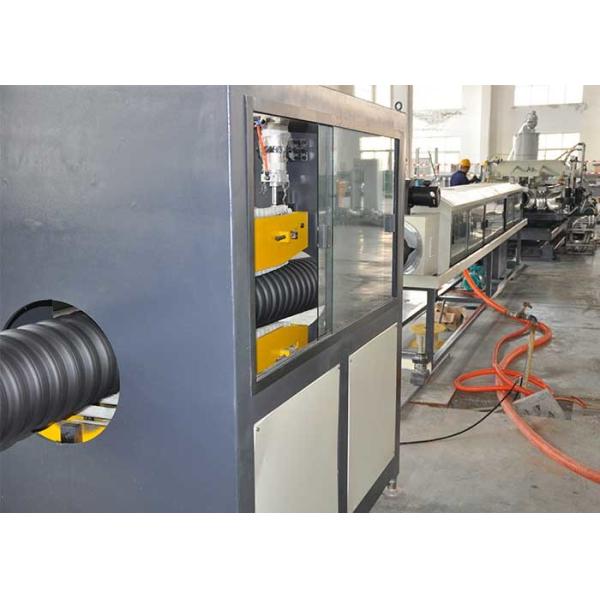 HDPE PP Double Wall Corrugated Pipe Production Line 350kg/H