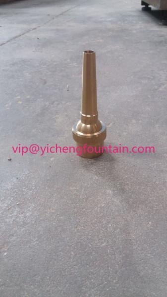 Brass Adjustable Straight Spray Water Fountain Nozzle Heads 1/2 Inch - 3 Inches