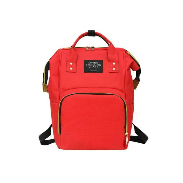 Custom Baby Diaper Backpack 25×16×40 CM With Adjustable Padded Shoulder Straps