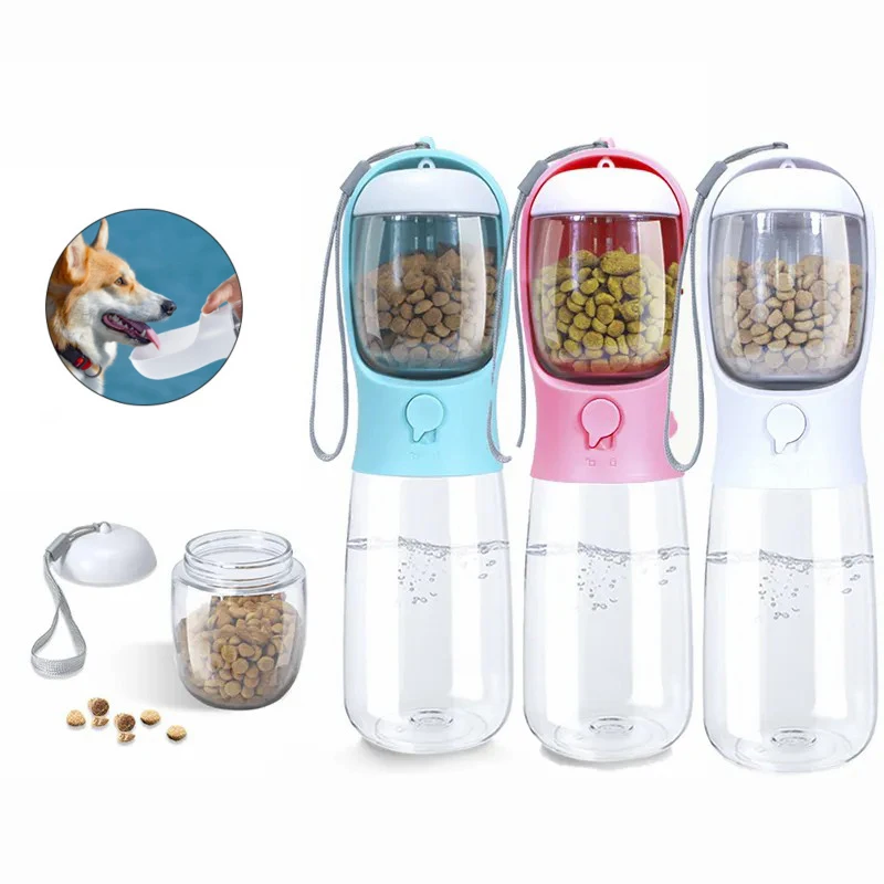 NO Time Setting Sustainable Outdoor Pet Water Bottle for Traveling Pets