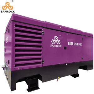 Stationary Air Compressor Screw 410kw Diesel Mining Air Compressor Machine