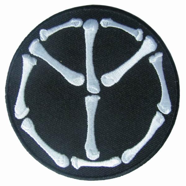 Heat Cut Twill Fabric Assorted Embroidered Patches Backing